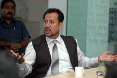 Abbas Kazmi as the lawyer for Amir Ajmal Qasab, During intreview at Midday office ,Parel on 24/04/09  PIC BY / BIPIN KOKATE