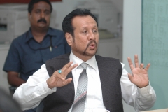 Abbas Kazmi as the lawyer for Amir Ajmal Qasab, During intreview at Midday office ,Parel on 24/04/09  PIC BY / BIPIN KOKATE