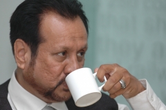 Abbas Kazmi as the lawyer for Amir Ajmal Qasab, During intreview at Midday office ,Parel on 24/04/09  PIC BY / BIPIN KOKATE