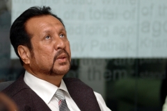 Abbas Kazmi as the lawyer for Amir Ajmal Qasab, During intreview at Midday office ,Parel on 24/04/09  PIC BY / BIPIN KOKATE