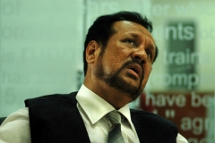 Abbas Kazmi as the lawyer for Amir Ajmal Qasab, During intreview at Midday office ,Parel on 24/04/09  PIC BY / BIPIN KOKATE