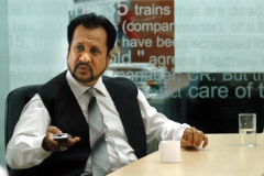 Abbas Kazmi as the lawyer for Amir Ajmal Qasab, During intreview at Midday office ,Parel on 24/04/09  PIC BY / BIPIN KOKATE